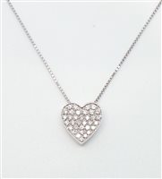 Malo - Via Porto , 2 - Pendente Salvini Donna I Cuori Texture in Oro Diamante 0.24 Ct 20012901 - 20012901